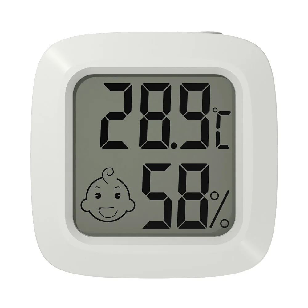 LCD Digital Hygrometer Thermometer Indoor Room Electronic Temperature Humidity Meter Sensor Gauge Weather Station For Home