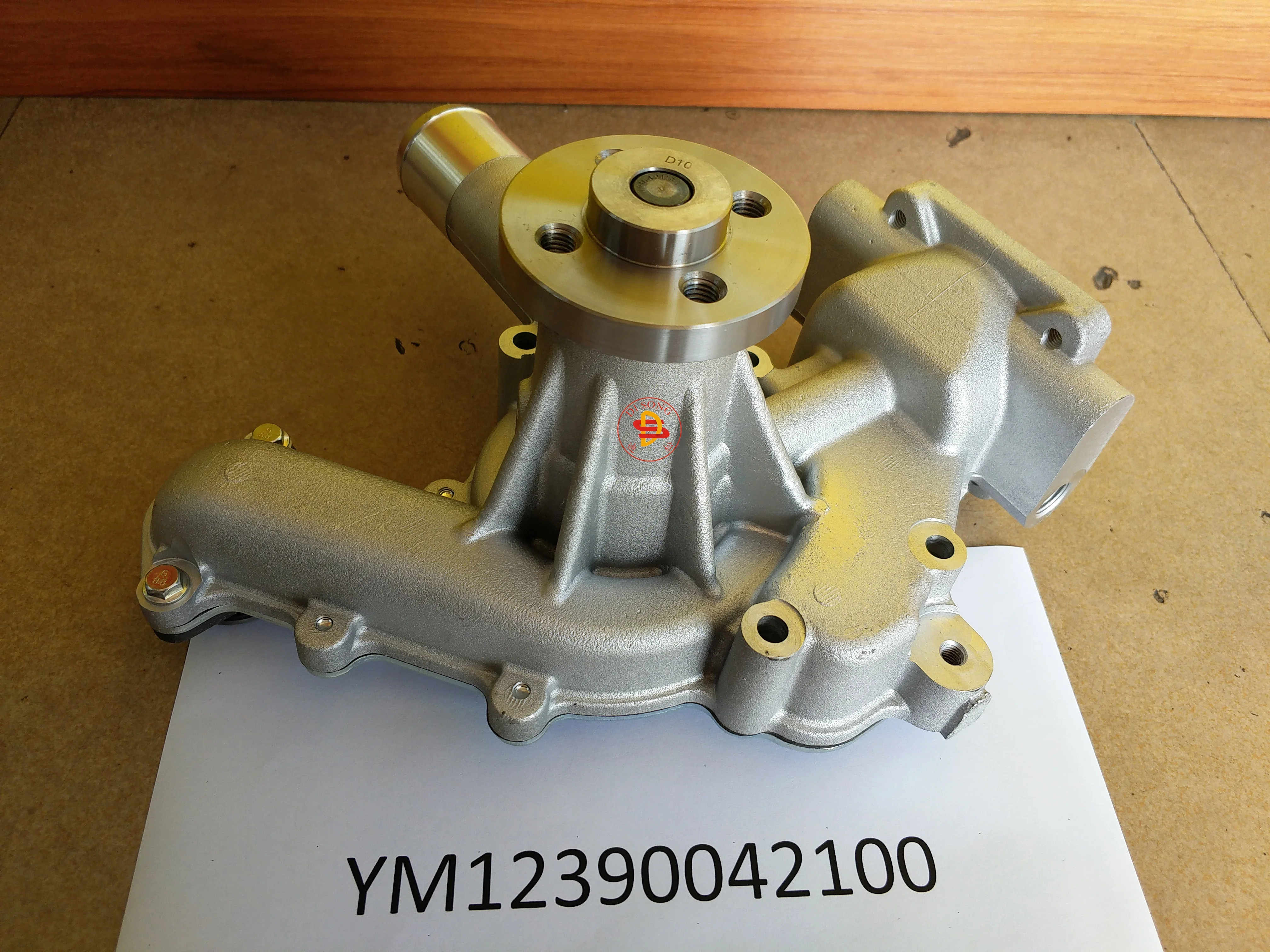 High Quality S4D106 Diesel Engine spare parts WATER PUMP YM12390042100 for loader WA90-3