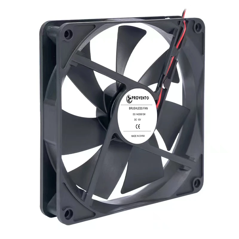140 مللي متر 14 سنتيمتر 14025 مروحة 5 فولت 12 فولت 24 فولت 2000 دورة في الدقيقة مروحة تيار مستمر فرش مروحة التبريد 140x140x25 مللي متر 2PIN جهاز كمبيوتر شخصي برودة