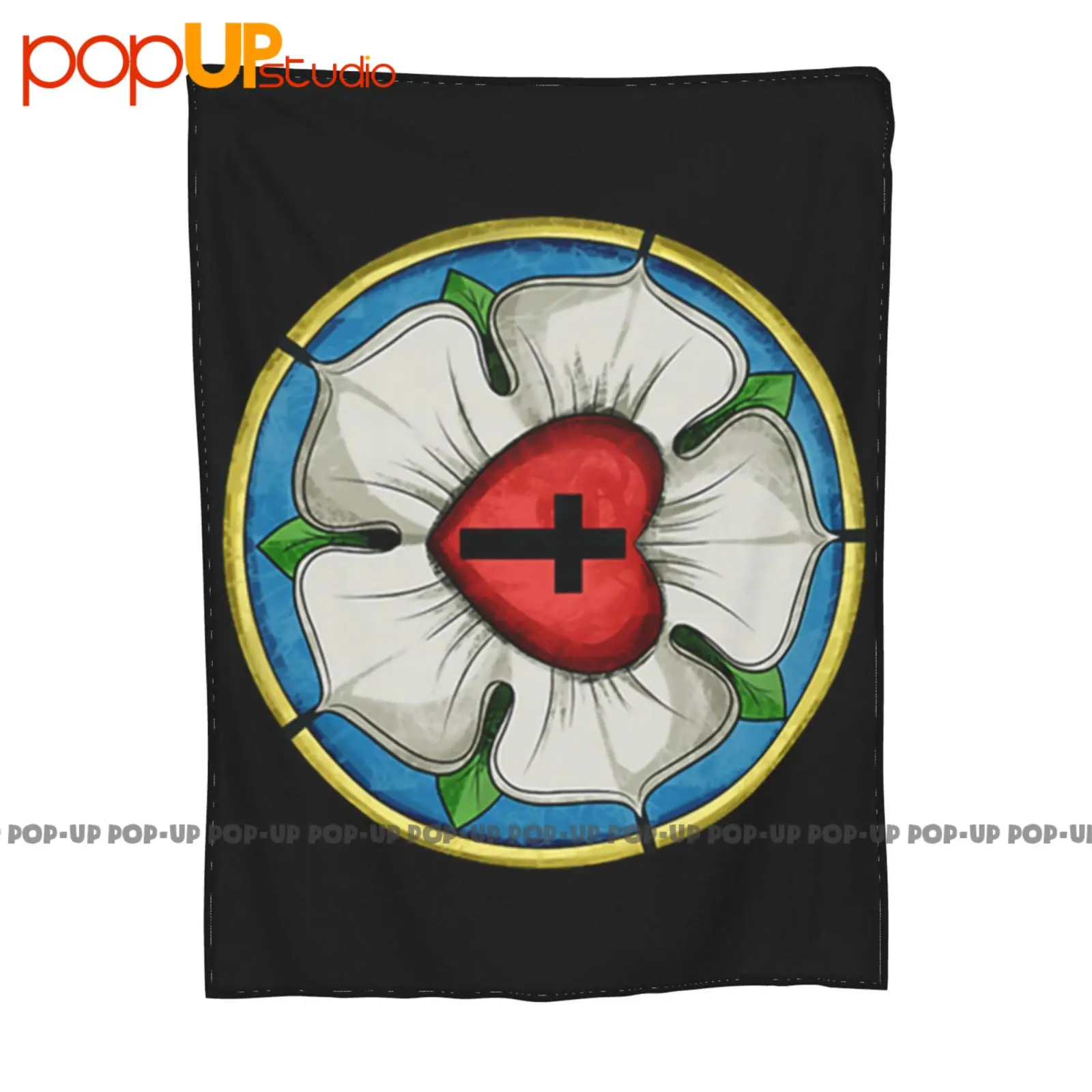 Luther Rose Seal Lutheran Symbol Christian Cross Ultra-Soft Blanket Quilt Winter Sofa Cover Bed Covers