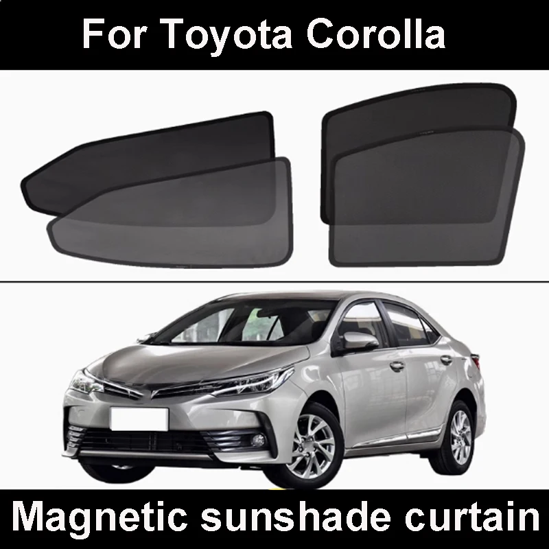 

Аксессуары для Toyota Corolla 2019 2020 2021, солнцезащитный крем, солнцезащитный козырек для автомобиля, оконная сетка от комаров, украшение 2014-2018