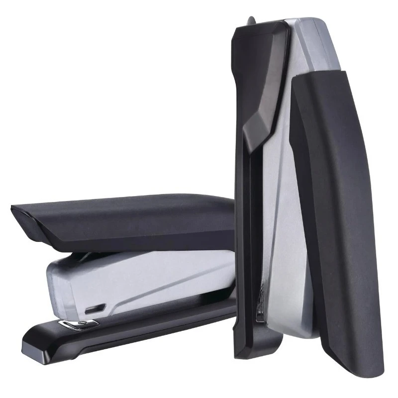 

Экологичный ручной настольный степлер 2025 года, технология на один палец, без замятия со стандартными скобами.