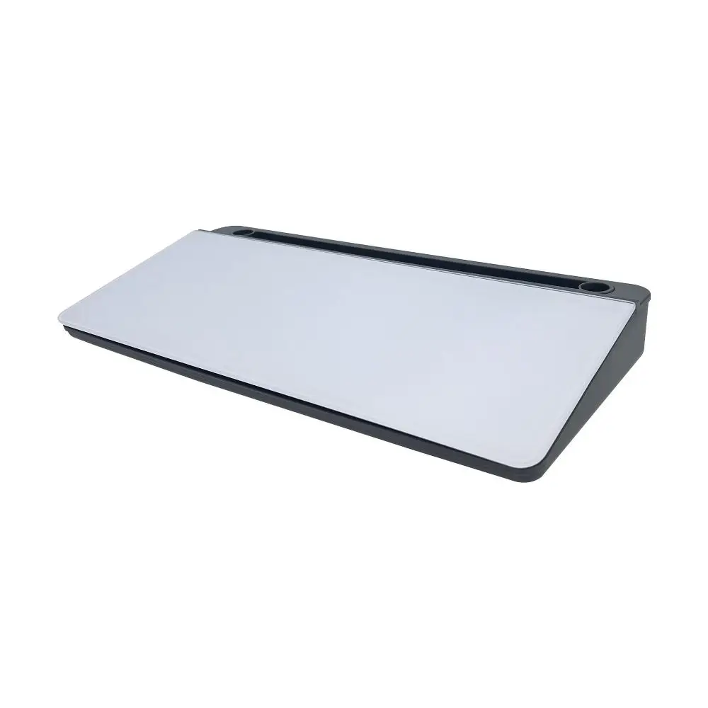New Hot Glass Desk Whiteboard With Storage Plastic Memo Keyboard Stand Desktop Tempered Storage Whiteboard Home Office