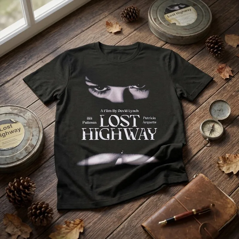 Monster Night Panic T-shirt | David Lynch Black T-shirt Men's T-shirt Summer New Unisex High Street T-shirt