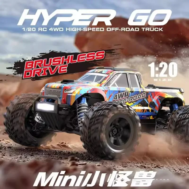 NEW MJX Hyper Go 20208 Remote Control Car 39KM/H brushless High speed rc car off-road 4x4 truck 1/20 RTR Car toys for RC gift