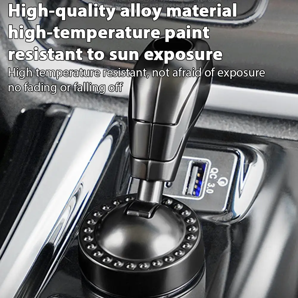 اضغط على زر التشغيل، غطاء زر تشغيل المحرك، ديكور داخلي، اضغط لبدء زر الروك، عصا تحكم سيارة معدنية مدمجة ممتازة