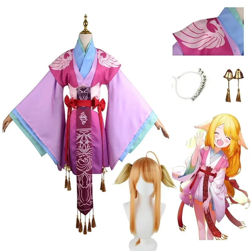 

Chinese Anime Fox Demon Fox Spirit Matchmaker TU SHAN SUSU Cosplay Costume Women Carnival Party Dress Role Play Wig Suit