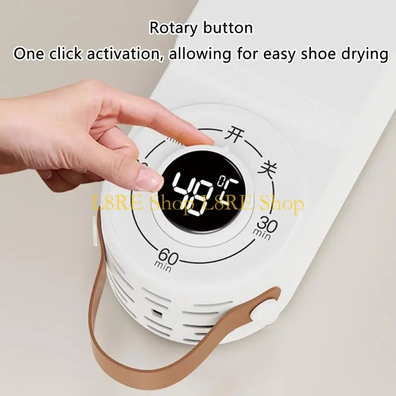 L8RE Shoe Dryer Intelligent Timer Adjustable Dryer Quick Drying Deodorizing Sterilizer Shoe Dryer Household Shoe Warmer Heat