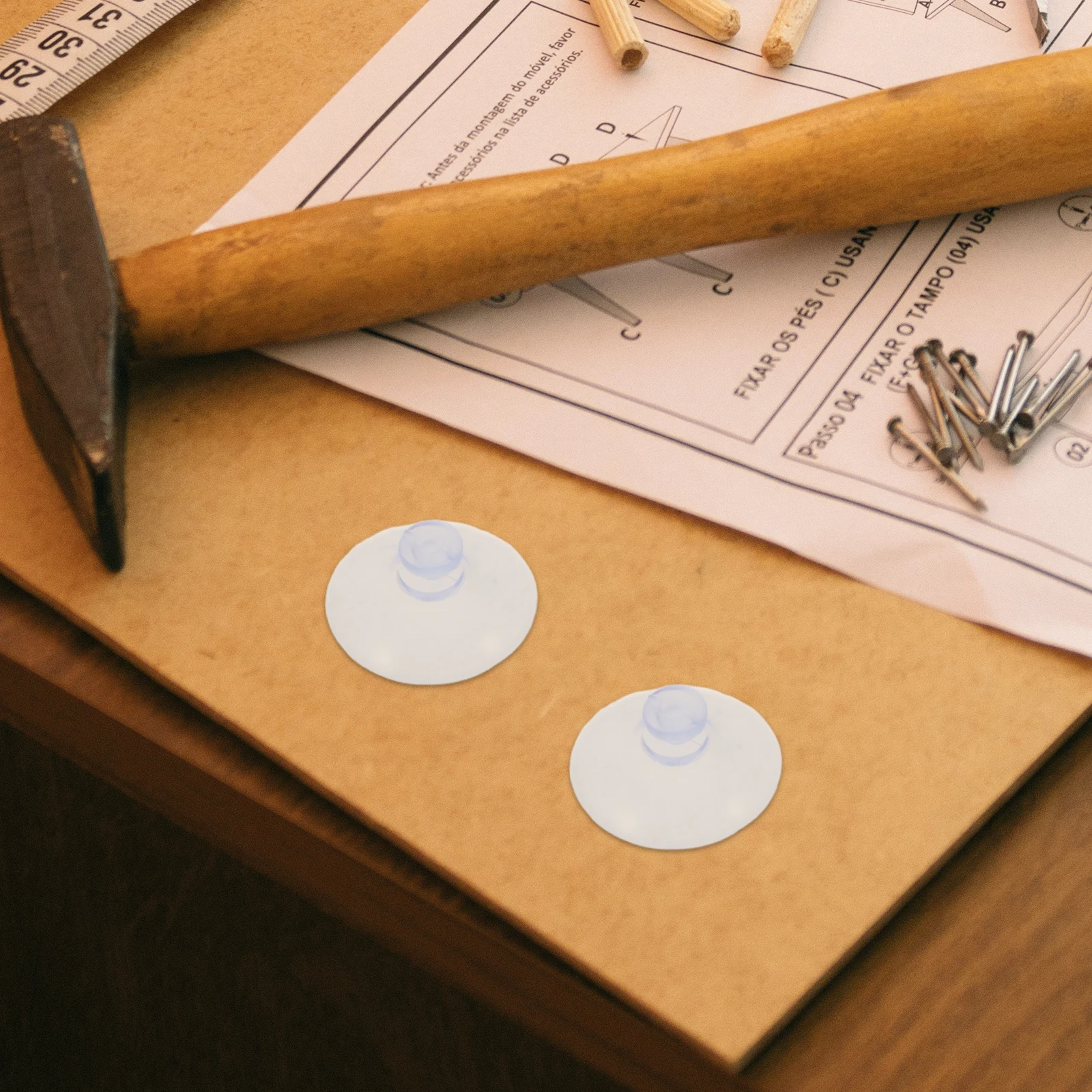 

300Pcs Clear Plastic Sucker Pads 25Mm Mushroom Head Suction Cups for Windows Shower Glass Tables Anti-Slip Protection Strong