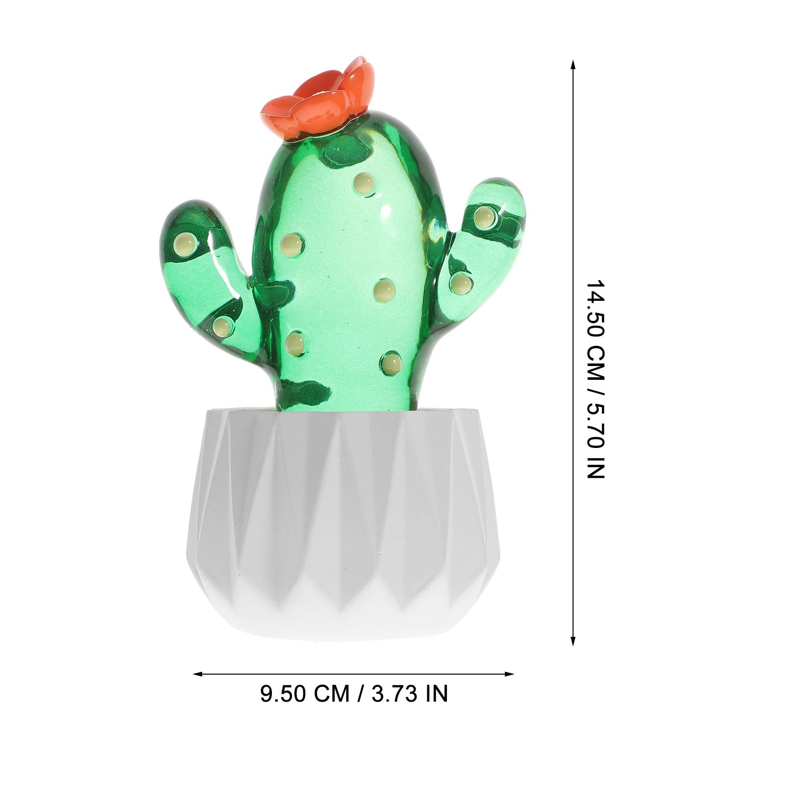 

Fake Plant Ornament Potted Cactus Adornment Artificial Plant Decor Desktop Small Bonsai Simulation Cactus In Pot Houseplant For