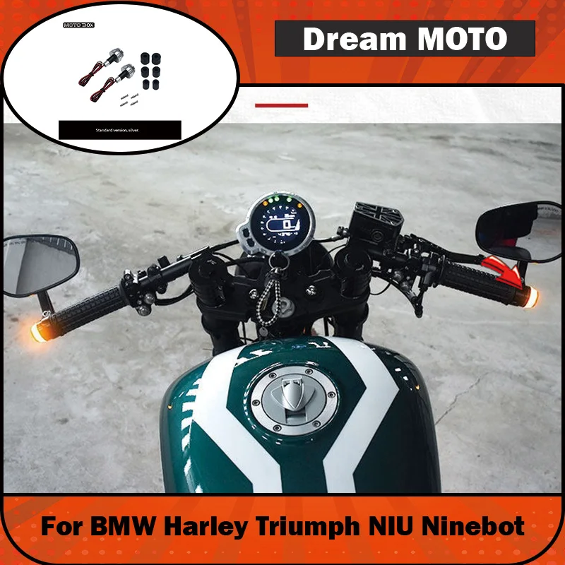 【Premium】For handlebar turn signal, handlebar light XMAX Triumph, BMW Harley Niu Ninebot, electric vehicle modification