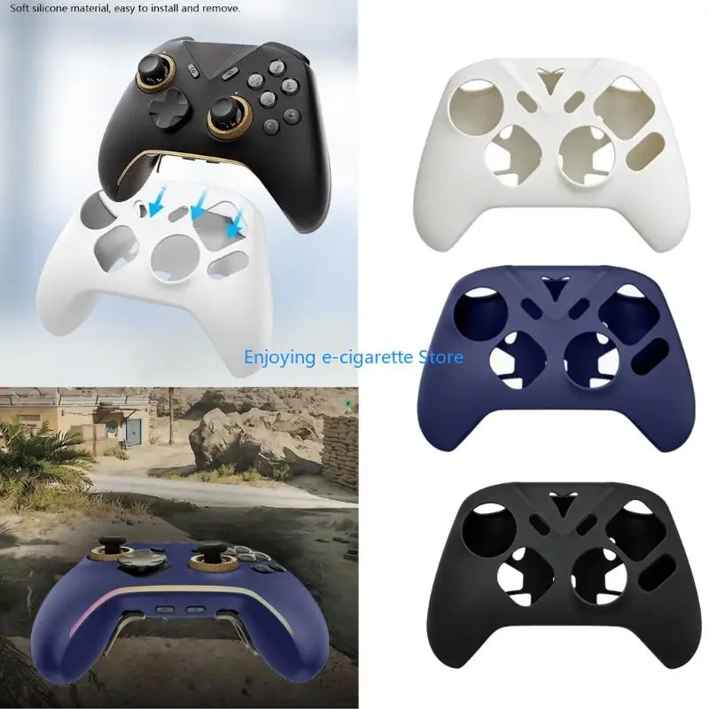 Gaming-Zubehör für 5 Schutzhülle Controller Kratzfeste Hülle Flexible Haut Silikonhülle Y4QF – Detail 2