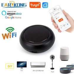 EARYKONG-Control remoto Universal para el hogar, dispositivo con WiFi, IR, para aire acondicionado, ventilador de TV, infrarrojos, compatible con Alexa y Google Home