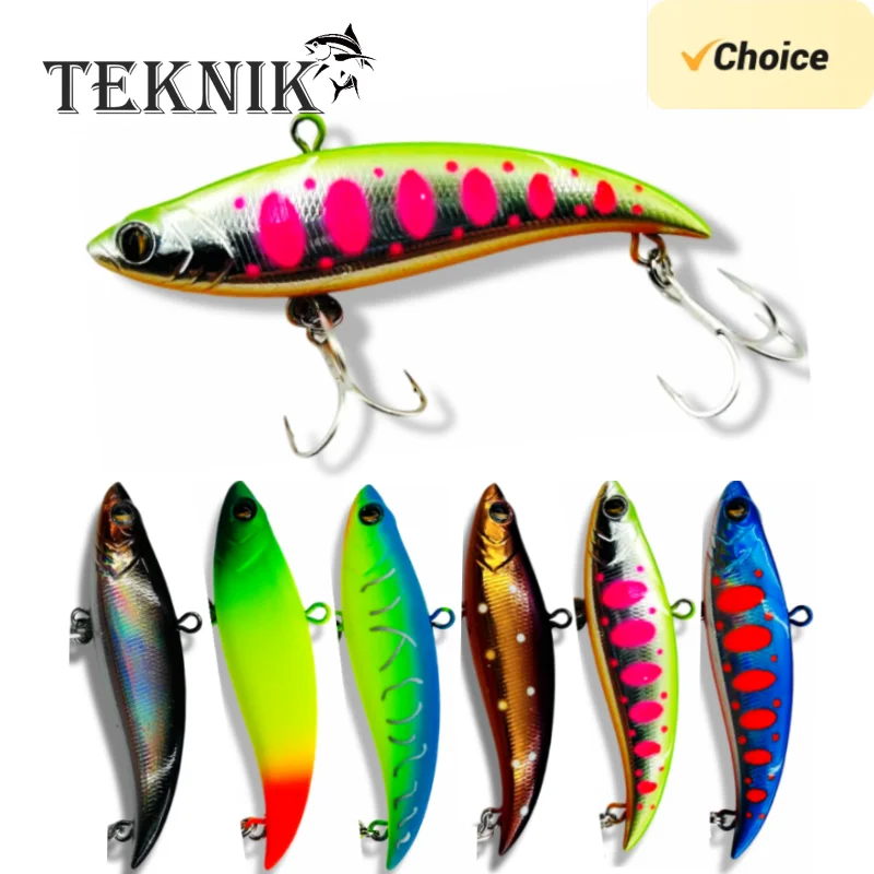 Simth Vika 90s Sinking Spinning Rattlin Fishing Bay Lure 75/90mm Wobbler For Pike Ice Balance Winter VIB Swimbait Fishing Tackle