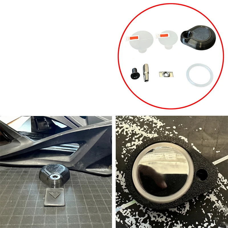 1Set 3D Printed Anti‑Theft Mount Bracket for AirTag PLA Waterproof Protective Housing Compatible Standard Snowboard Hole Pattern