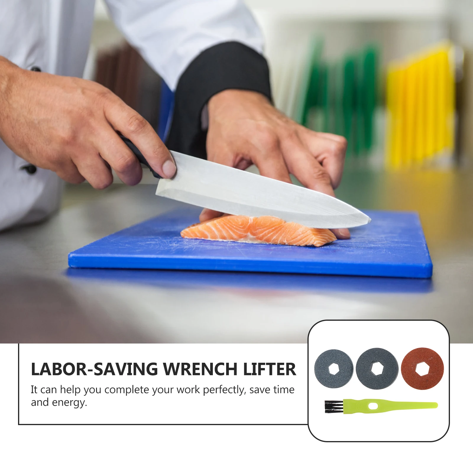 

4 Pcs Electric Whetstone Brush Knife Sharpener Accessories Steel Mower Grinding Tool