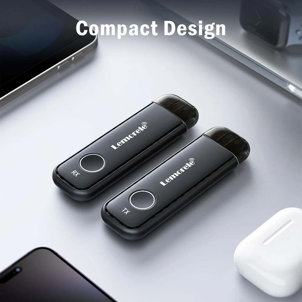 Lemorele 50M Wireless HDMI Transmitter Receiver 1080P Display Dongle Extender AV Adapter for Laptop TV Projector Monitor