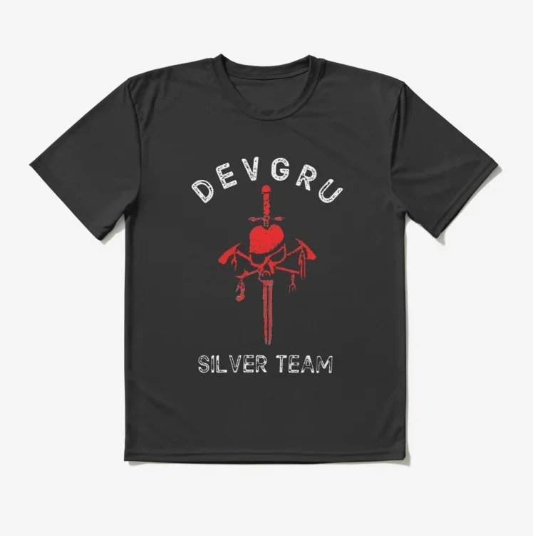 Naval SEALs Team Six DEVGRU Silver Team T-Shirt 100% Cotton O-Neck Summer Short Sleeve Casual Mens T-shirt Size S-3XL