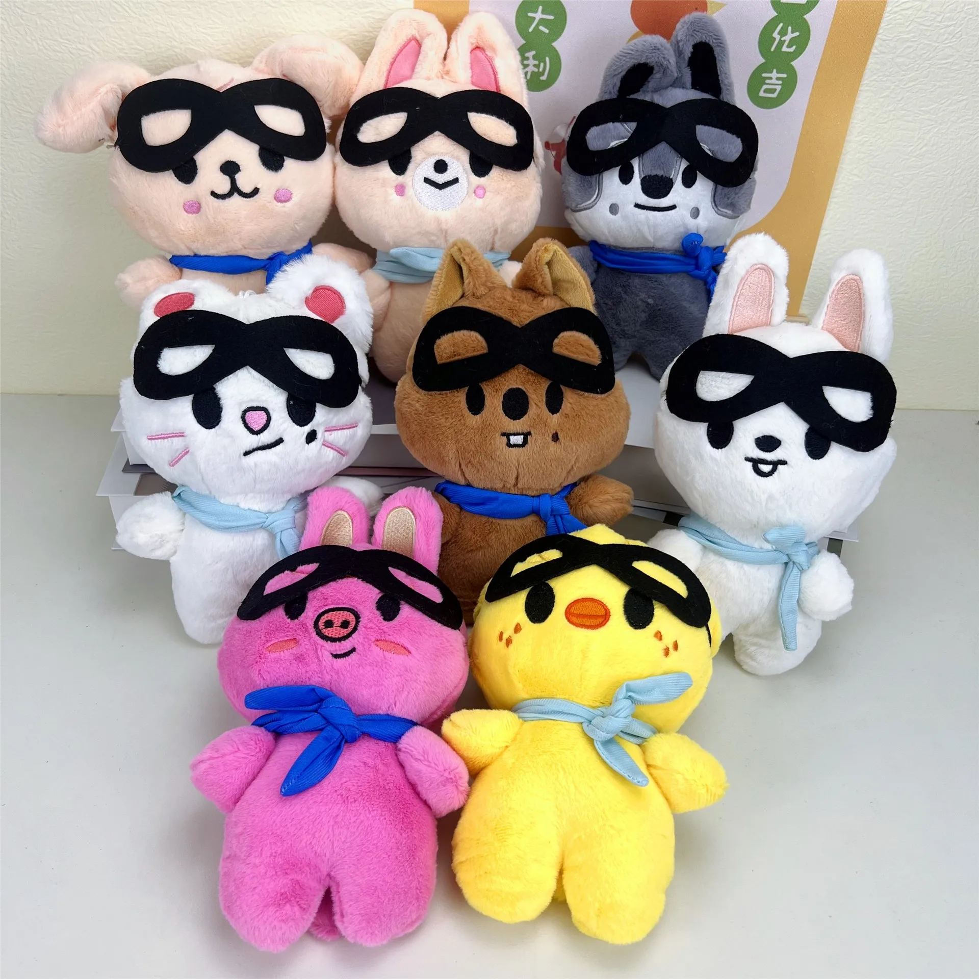 

Masked Pilot Small Animal Series Plush Toys Plush Doll Sleeping Pillow Sewn Plush Doll Surprise Holiday Gifts For Friends