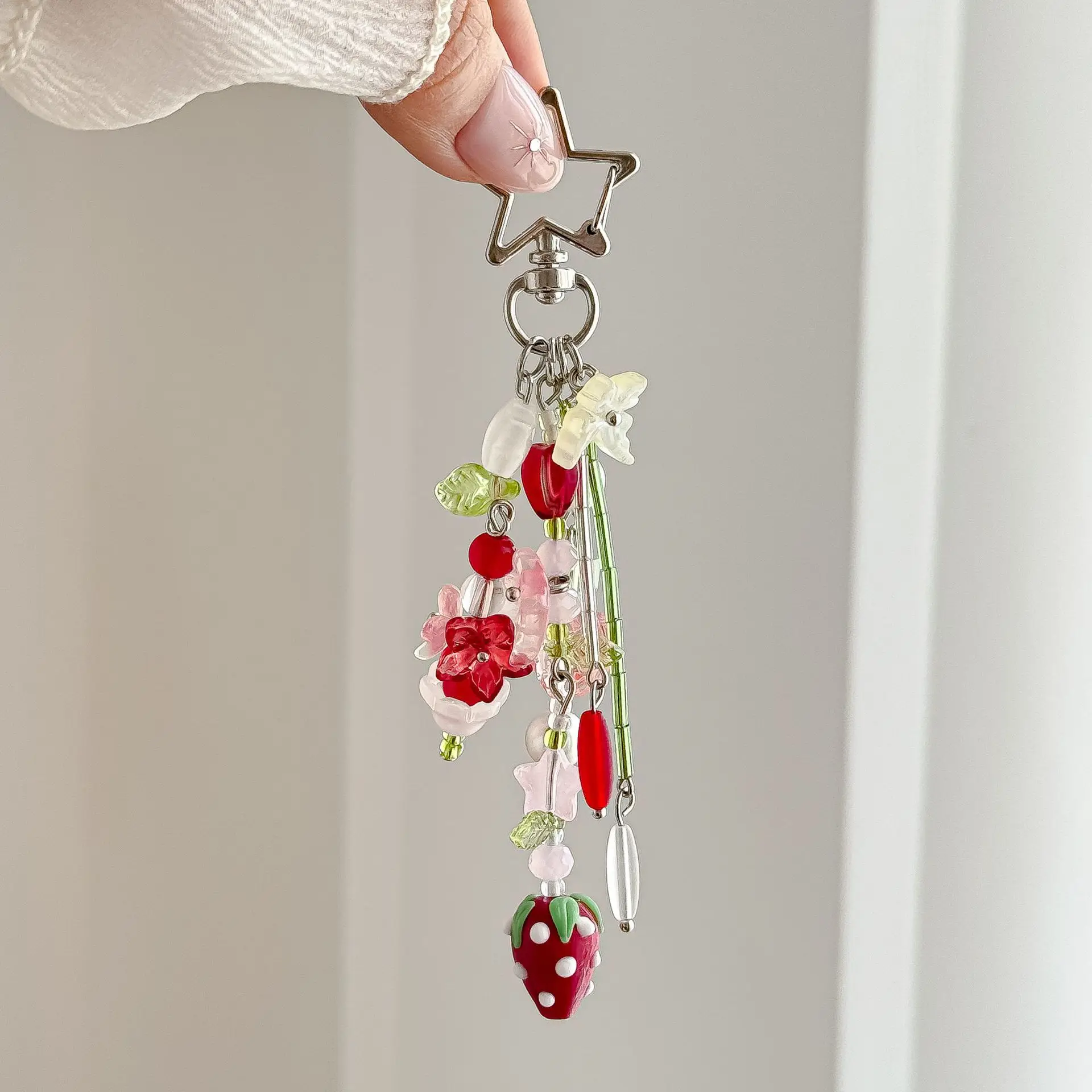 Handmade Key Chain Summer Star Key Chain Lemon Key Chain Translucent For Backpacks Keys Summer Outings