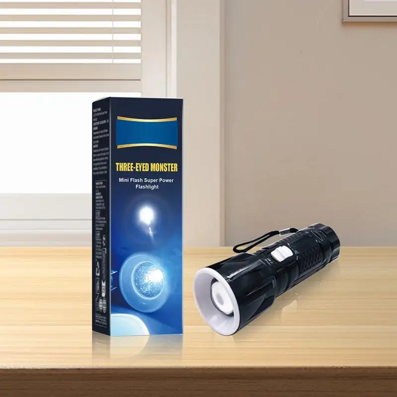 Portable High Powered Flashlights High Lumens Super Bright Flashlight Multipurpose Flash Lights With Long-lasting Battery