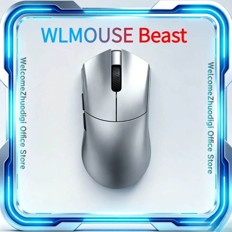 WLMOUSE Beast G 8K Gaming Mouse Light Weight Dual Mode PAW3950HS Nordic54L15 E-sports Mouse Long Battery Life Wireless Mice Gift