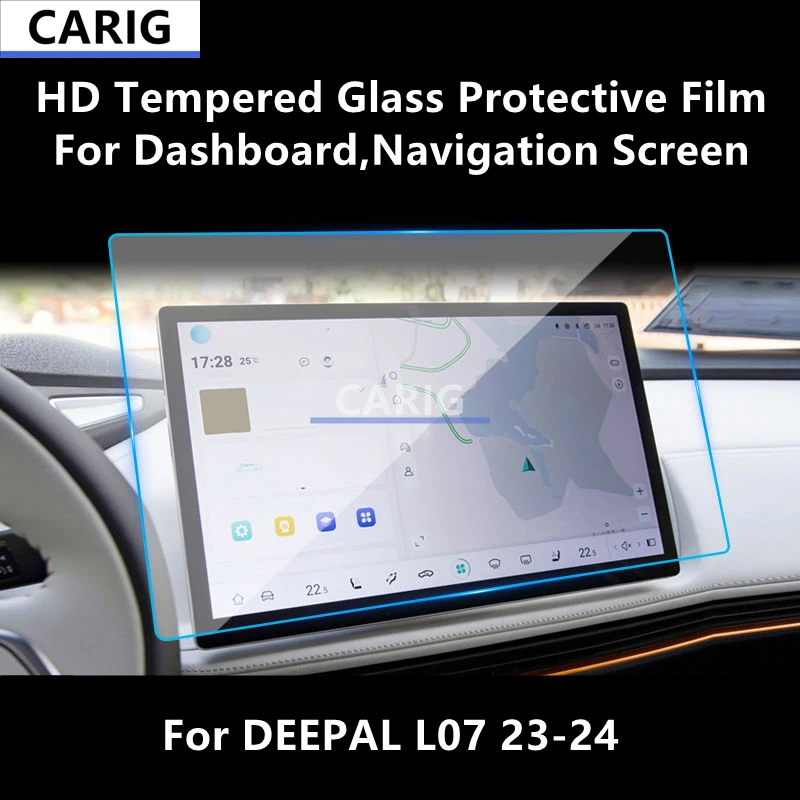 

For DEEPAL L07 23-24 Dashboard,Navigation Screen HD Tempered Glass Protective Film Anti-scratch Accessories Refit