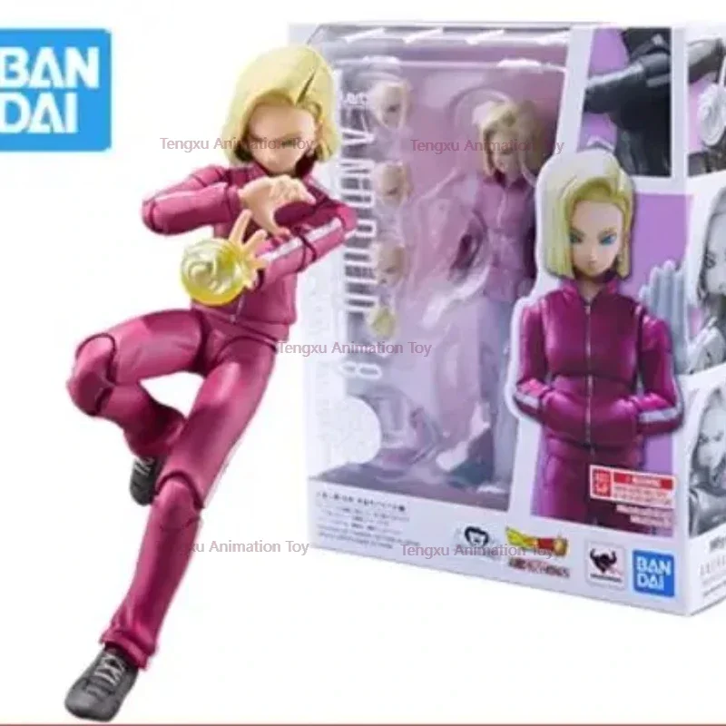 

In Stock Original SH Figuarts SHF Dragon Ball Z Android 18 Universe Survival Saga Action Figures Model Toys Gift Anime Figura