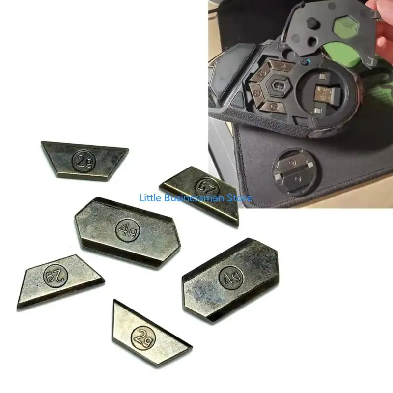 Desktop-Maussteuerungs-Tuning-Set mit Metallgewichten, Sechs-Gewicht-Balance-Zubehör für den Gaming-Einsatz, Büroroutinen und – Detail 5