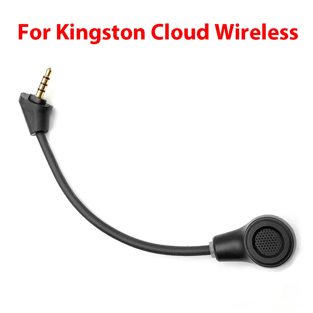 

For Kingston Cloud Wireless Headset 15 cm TPE Headset Microphone Replacement Accessories