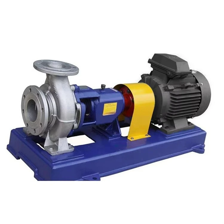 IH Series Horizontal Centrifugal Pump Single Stage End Suction Pump Stainless Steel  Pump