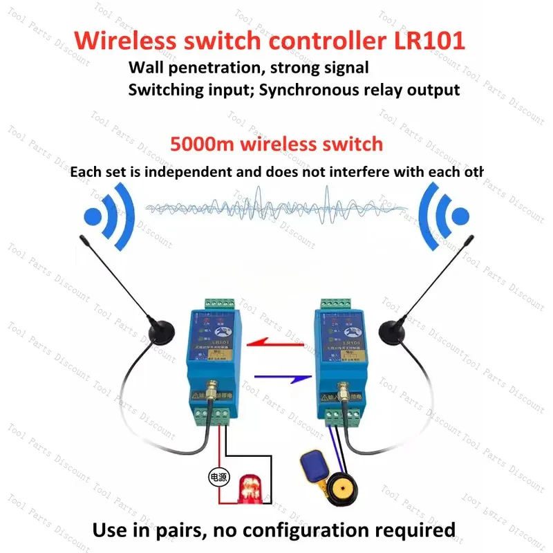 In Stock Quantity Wireless Transmission Module Relay Output Pump Float Switch Remote Control