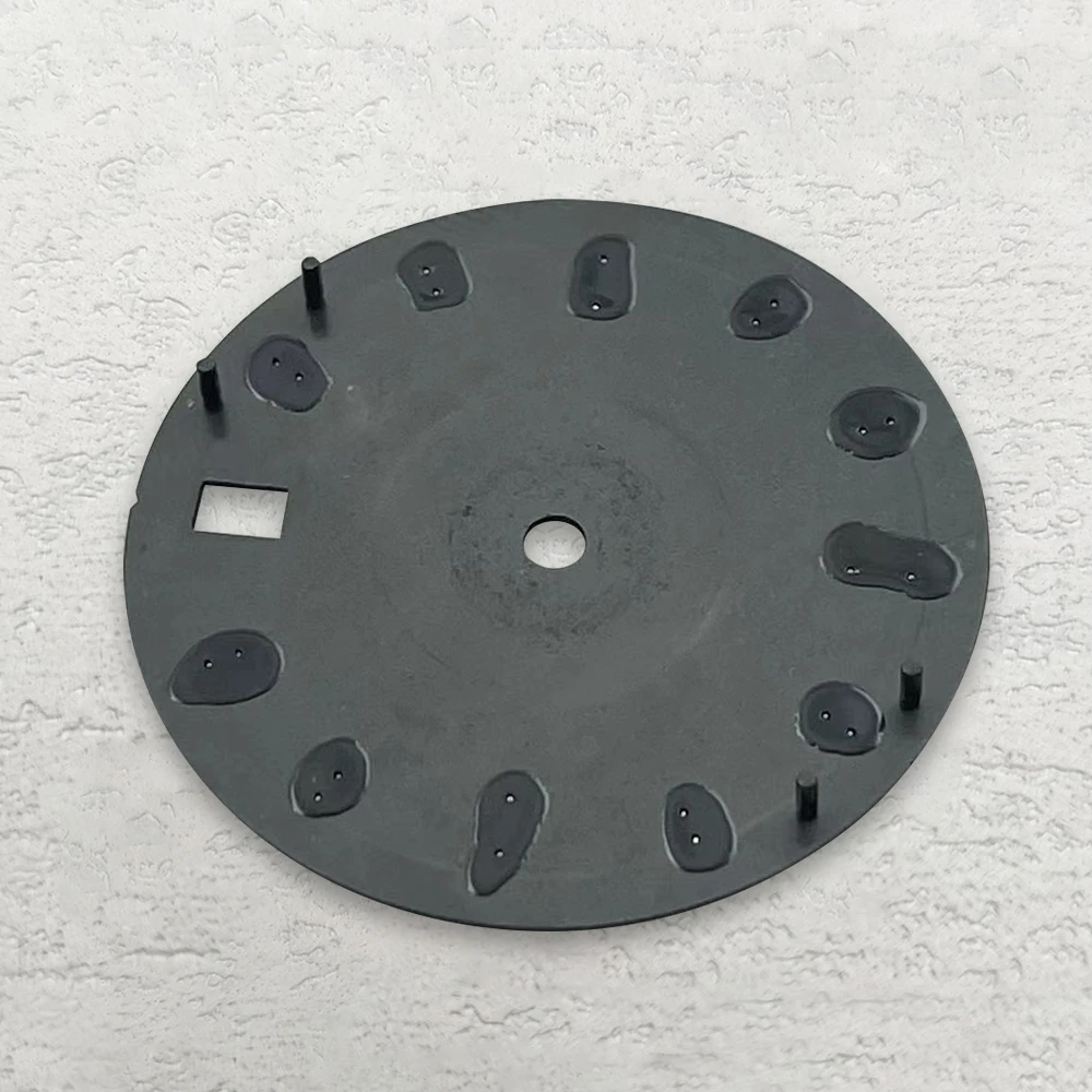 28.5mm S Logo Sunray Dial Fit NH35/NH36/4R/7S Movement Green Luminous Diving High-Quality Watch Modification Accessories