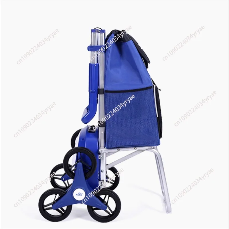 

Бесшумная электрическая тележка для скалолазания, бытовая складная сумка для покупок с колесами, портативная электрическая ручная тележка большой емкости