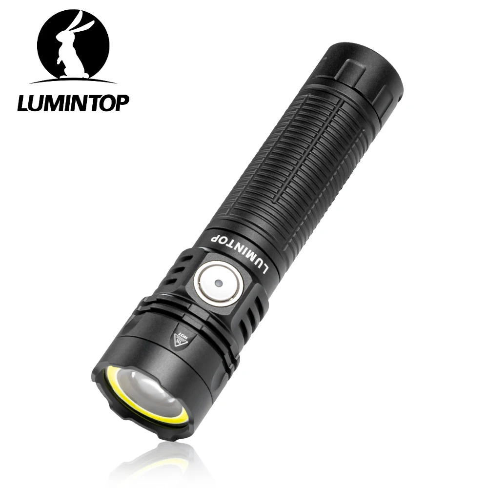 EDC LEP flashlight Camping Lantern COB LED Red light magnetic tail USB C rechargeable Lamp 650 Meters Distance Torch Black W1 ﻿