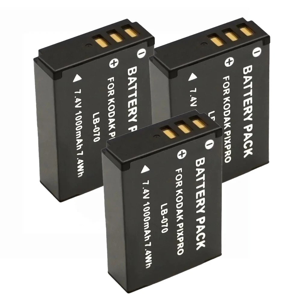 LB-070 Battery / USB Charger Replacement for Kodak Pixpro AZ651
