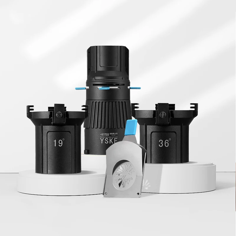 YSKE Well Making Bowens Mount Optical Snoot Photography Light Conical Flash Projector Attachment Spotlight Snoot Kit