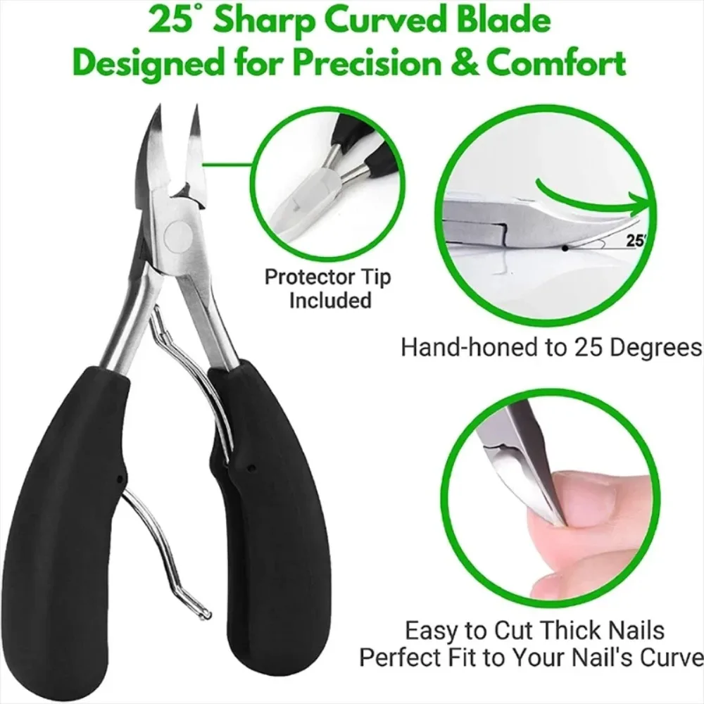 Nail Clippers Ingrown Toenail Podiatry Correction Nippers Cuticle Cutters Cut Paronychia Pedicure Manicure Hand Foot Care Tool