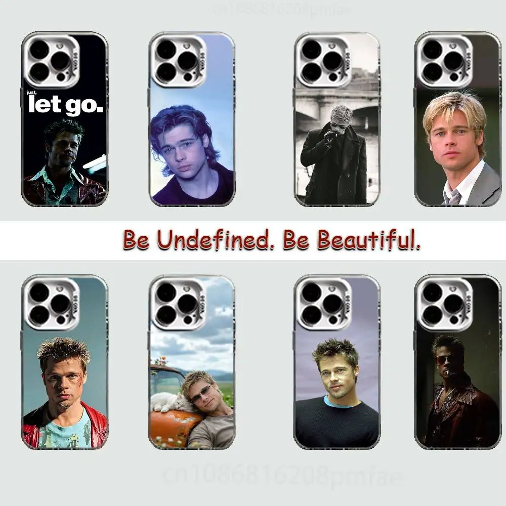 

Actor B-Brad P-Pitt Hard Phone Case for IPhone 16 15 14 13 12 11 Pro Max Plus16E X XR XS Max shockproof Full Cover