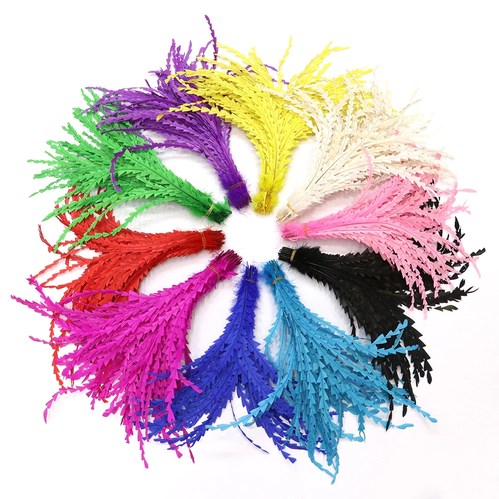 Multicolor Natural Chicken Rooster feather Party Headdress Decoration Pheasant Feathers for Crafts Jewelry Making 10 Pcs