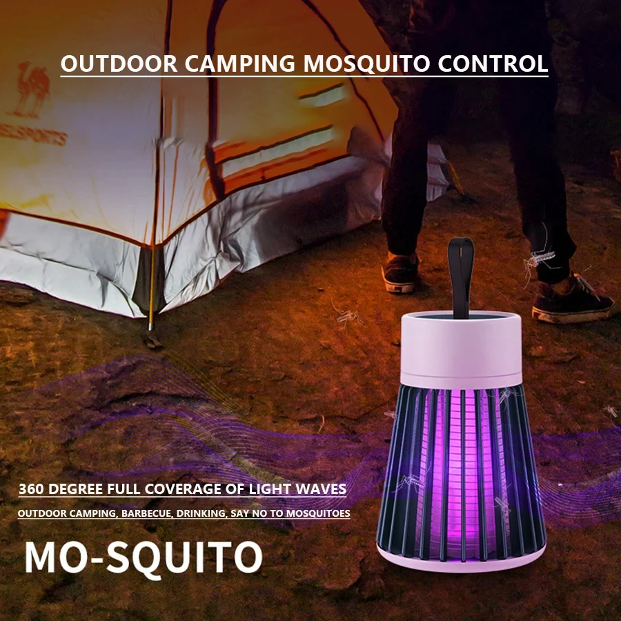 Electric Shock Bug Zapper Mosquito Killer Lamp Repellent UV Light Anti Mosquito Fly Insect Trap Domestic Camping Mosquito Lights