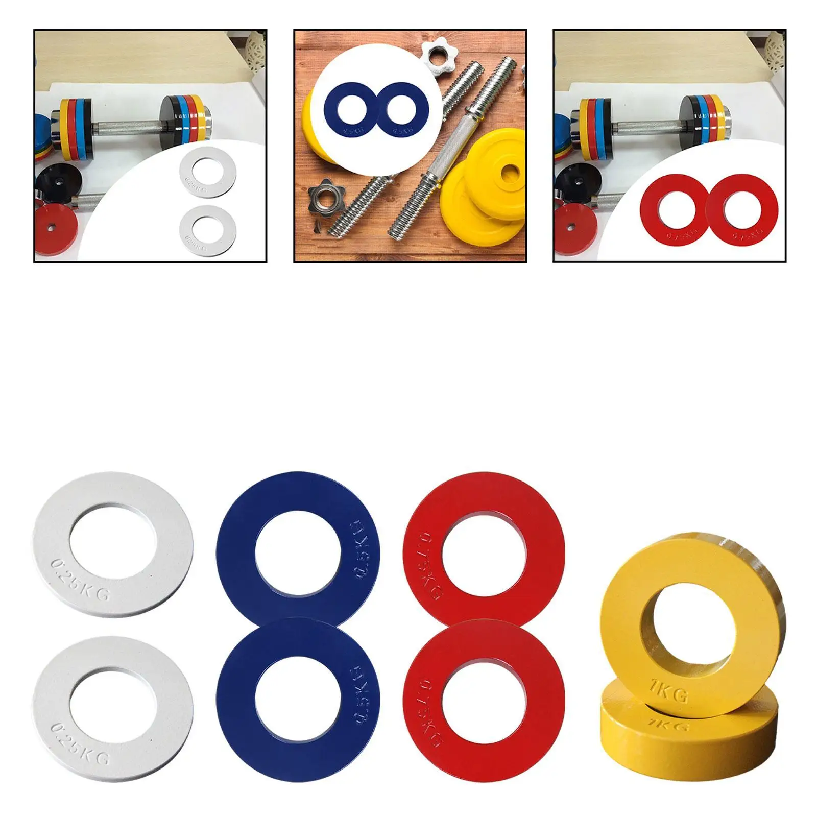 

2x Micro Weight Plates Change Weight Plates for Strength Training Standard