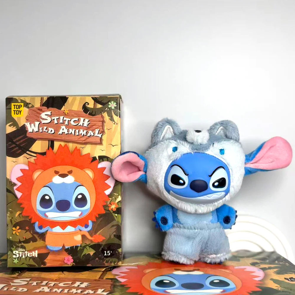 2026 ديزني ألعاب جديدة غرزة سلسلة الحيوانات البرية صندوق أعمى أفخم ألعاب الفينيل لطيف دمية صندوق غامض حقيبة قلادة ديكور هدية