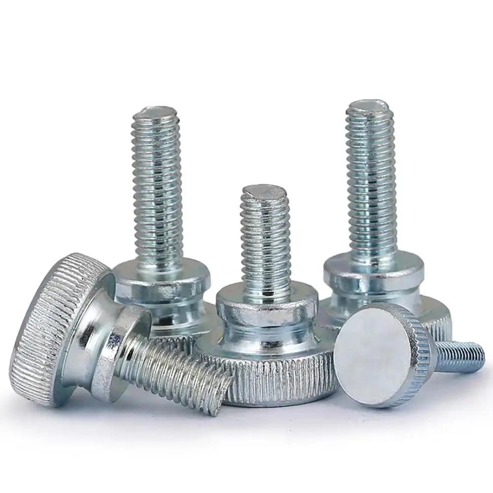 

45pcs Large Head GB834 Knurled Screws High Head Fasten Button Thumb Screws Knurled Fastener Industrial Grade Round Head Screws