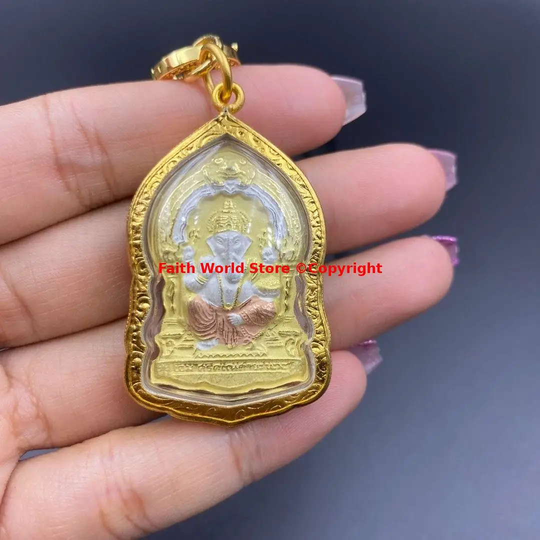 

Thailand temple effective Mammon famous Four Faced God buddha Amulet Pendant Recruit money Bless safety expel demon talisman