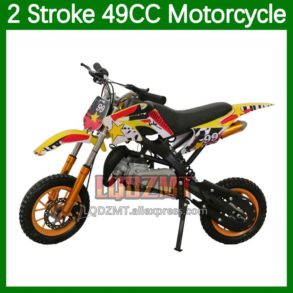 2 Stroke Mountain Mini Motorcycle Small Buggy 50CC Scooter Superbike Moto Bikes Gasoline Adult Child ATV off-road vehicle Moto