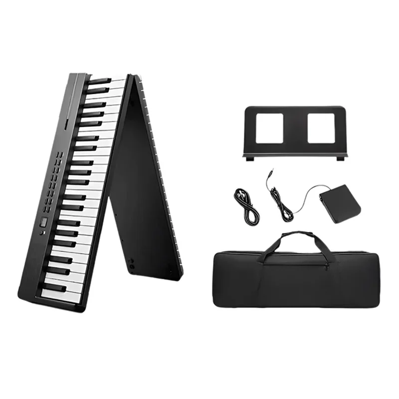 

Foldable Electronic Organ Portable 88key Beginner Electric Piano Adult Practice Bluetooth Piano Children Musical Keyboard