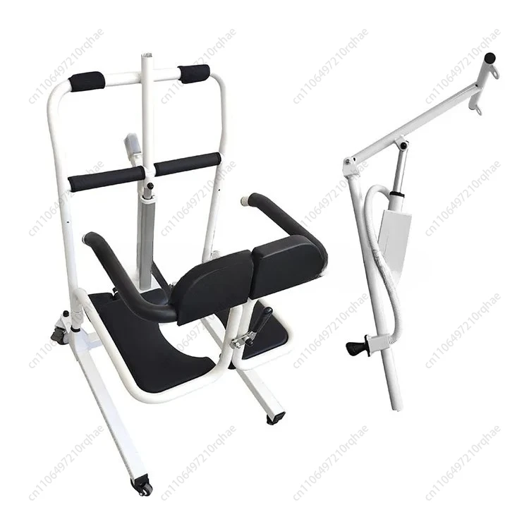 

Medical Wheel Toilet Chair Move Nursing Hydraulic Lift Patient Transfer Commode Chair for Elderly
