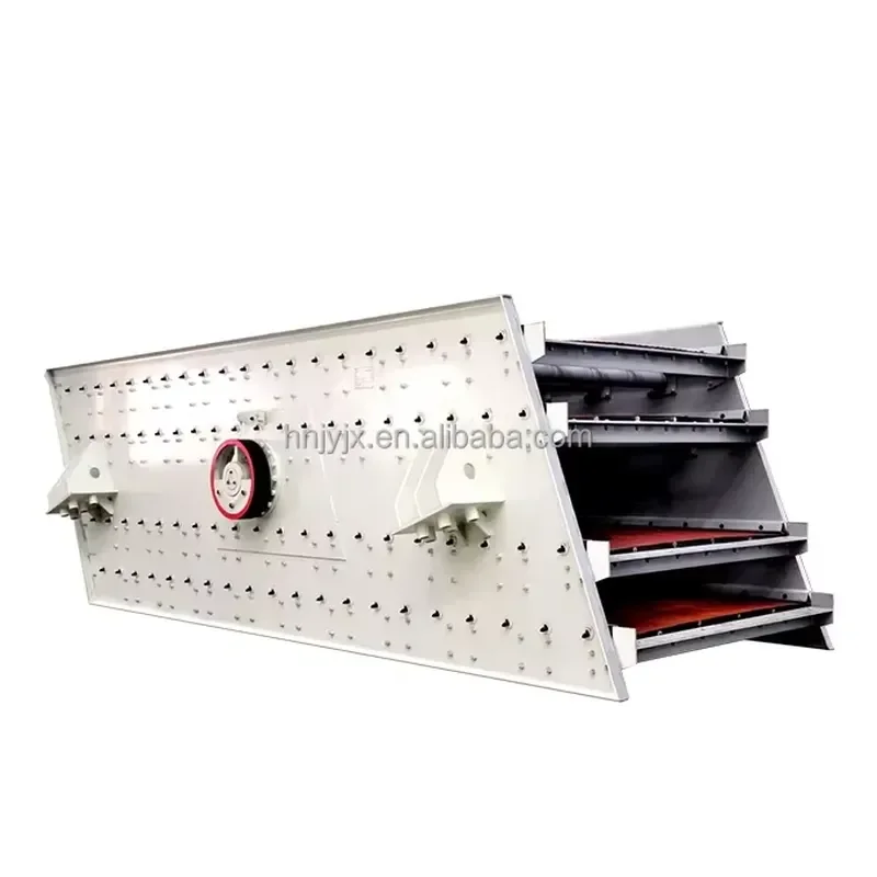 2026 CE New Design Linear Three Layers Ore Screening Plant Vibrating Screen with Motor for Sale