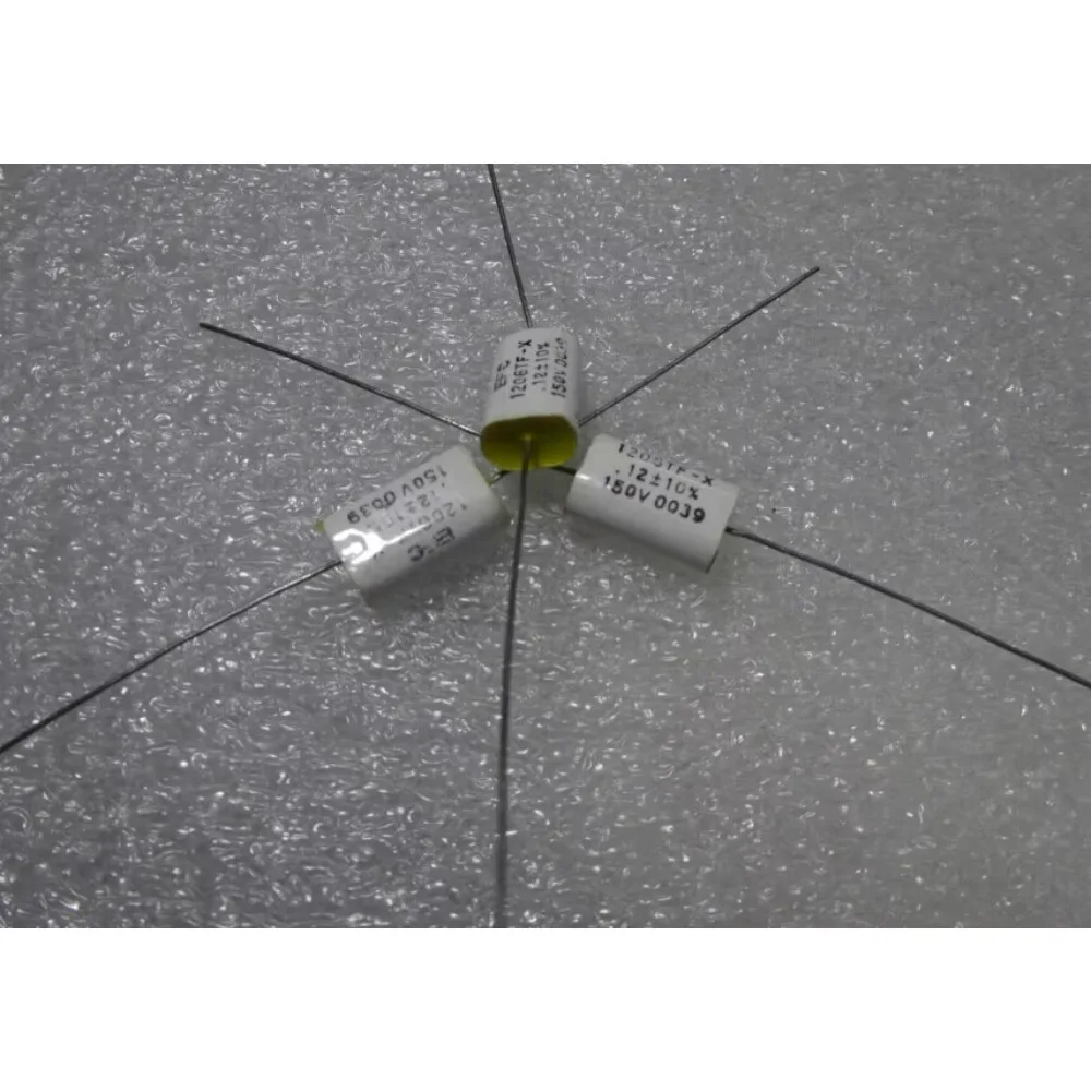 

10PCS 0.12uf/150v 120nf u12 124 new axial film capacitor